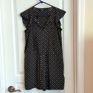 Madewell Black romper size XXS with back cut out!